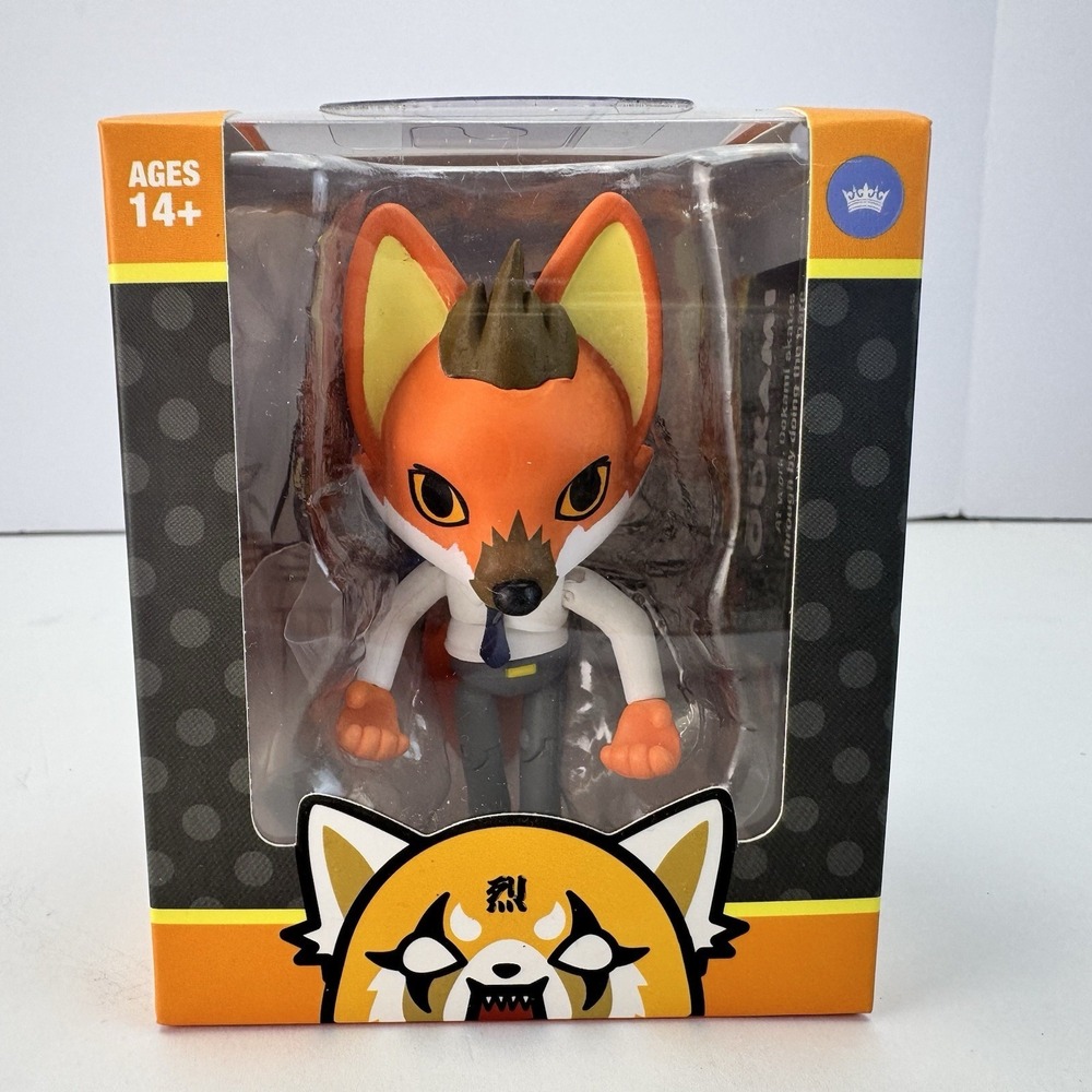 Loyal Subjects Aggretsuko - Ookami 3.25" Action Vinyl Figure New in Box‎